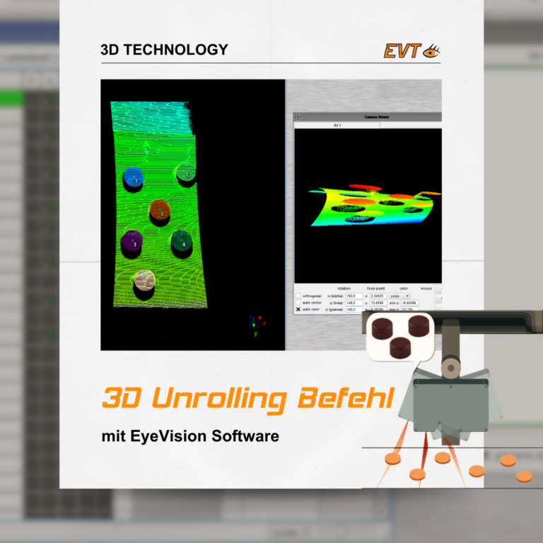 Unrolling Befehl zur 3D Bildverarbeitung