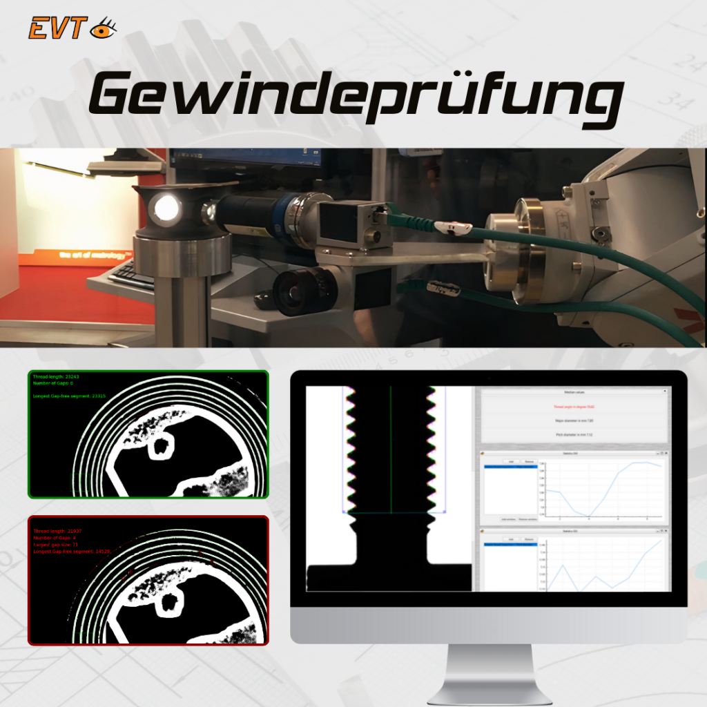 Gewindeprüfung mit Bildverarbeitungssoftware EyeVision