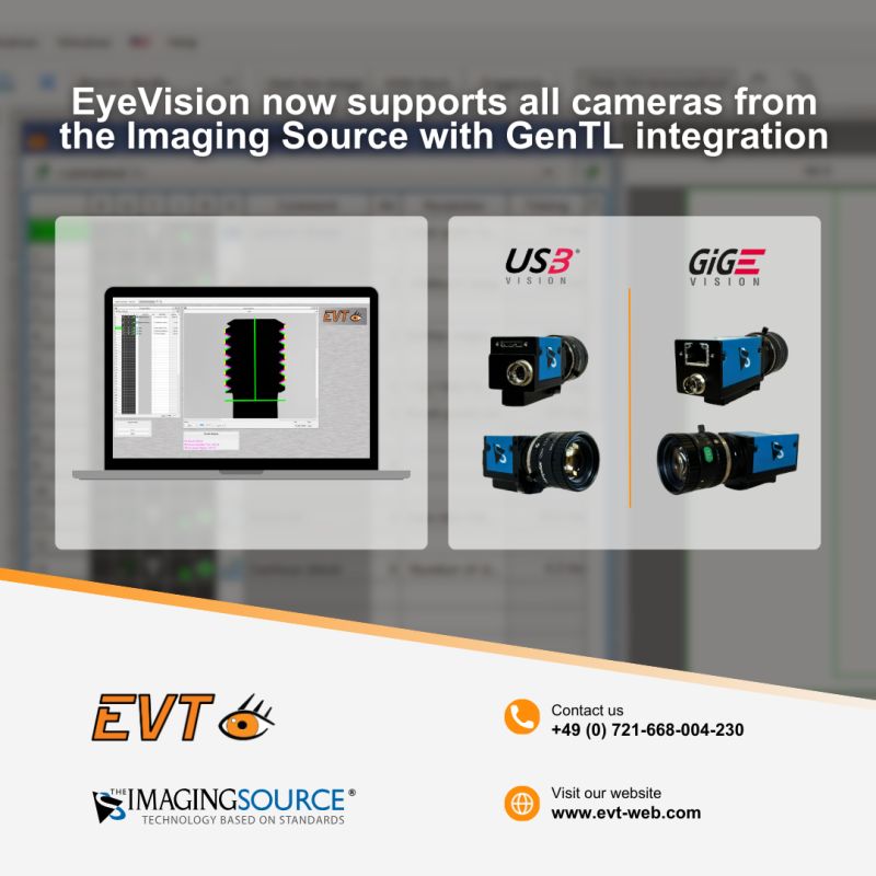 Imaging Source Kameras mit GenTL-Integration