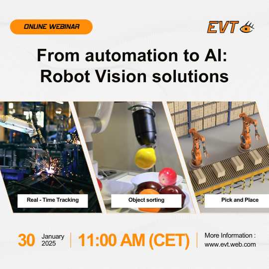 Webinar about Robot Vision with image processing