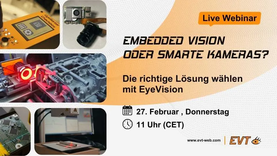 Webinar about embedded Vision